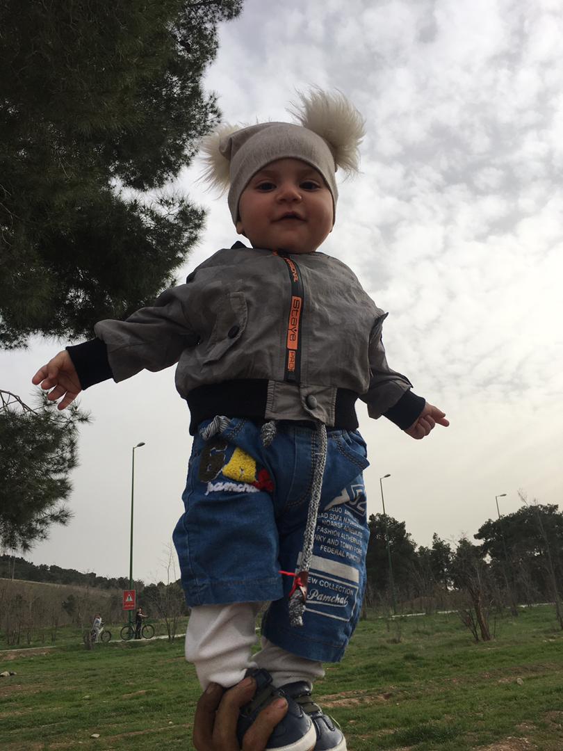 سیزده ماهگی کودک محمد حسام قنبري
