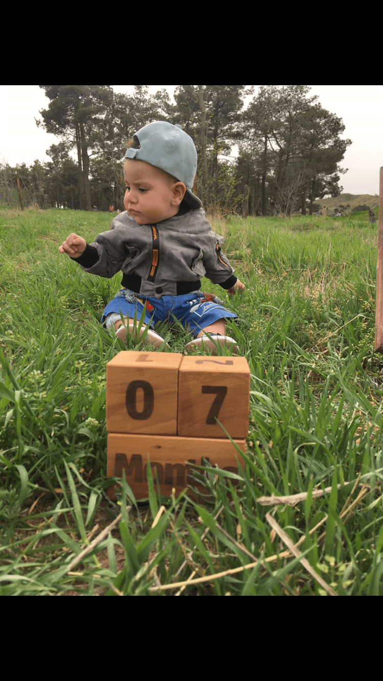 سیزده ماهگی کودک محمد حسام قنبري