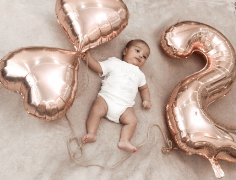 اولین خنده نوزاد شاهان محمدی