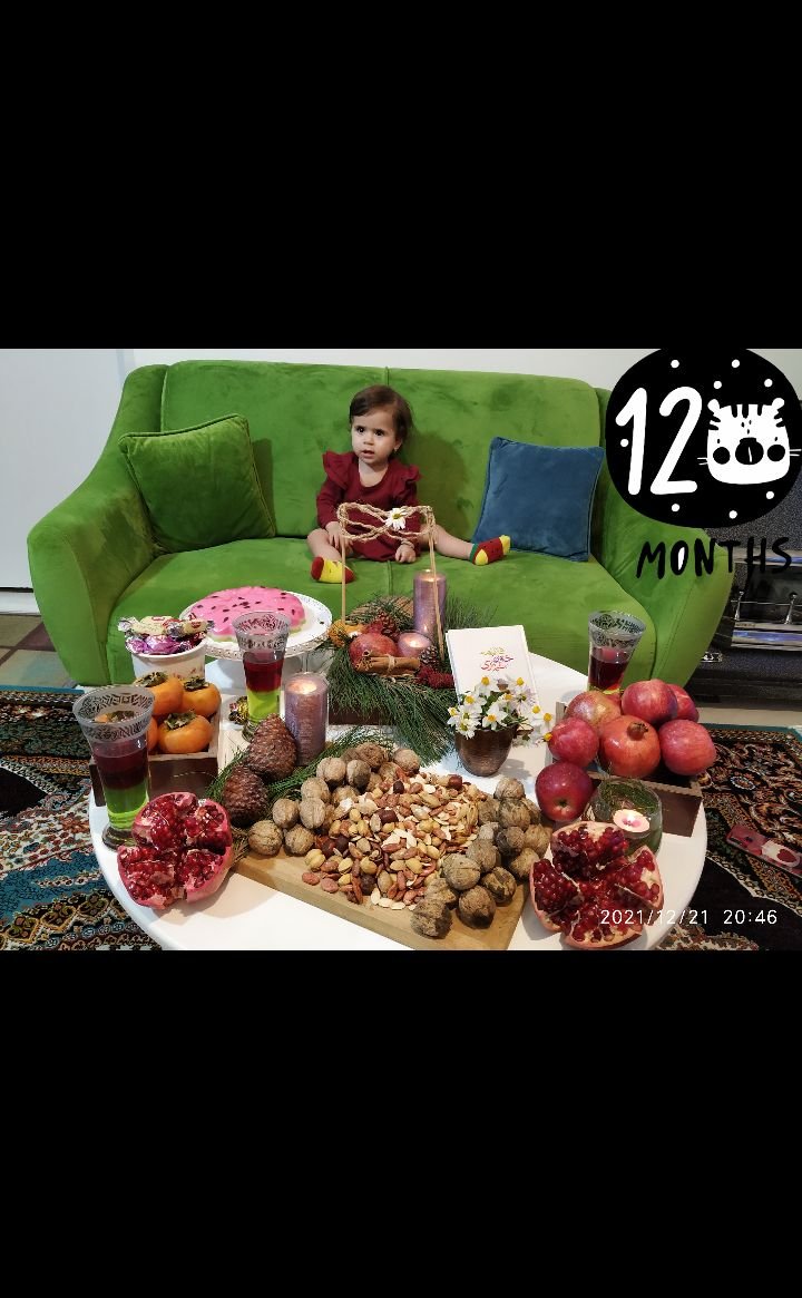 شب یلدا کودک ارغوان