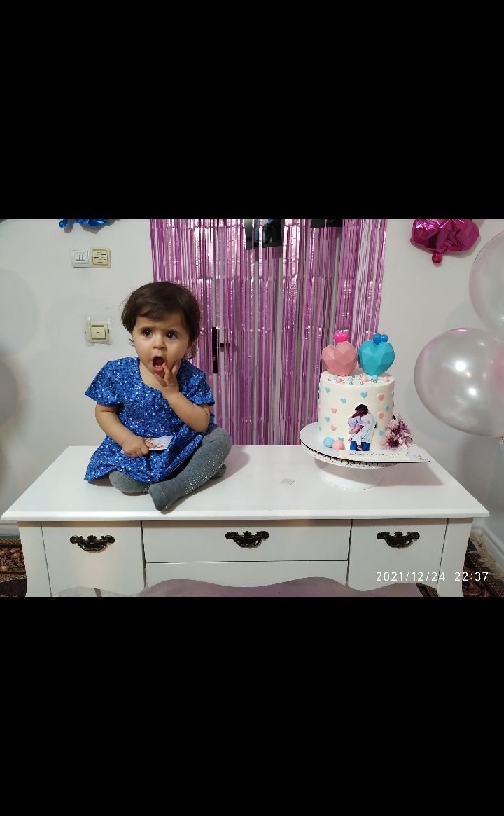 تولد یک سالگی کودک ارغوان