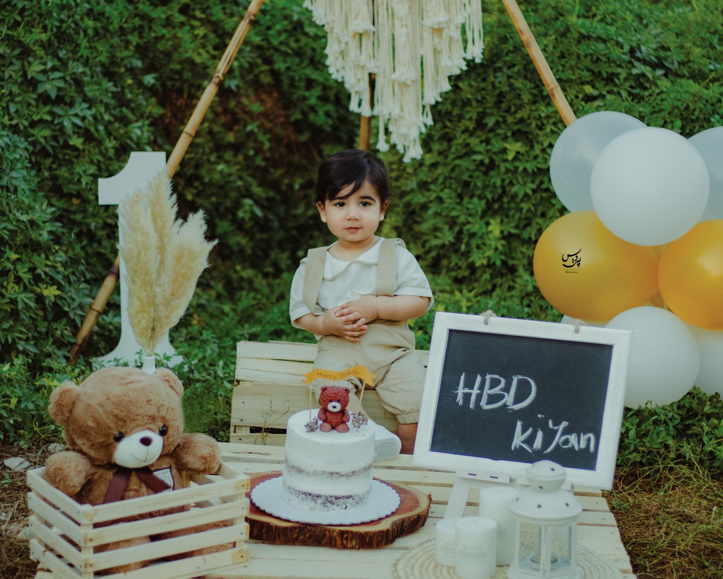 تولد یک سالگی کودک محمد کیان غلامی