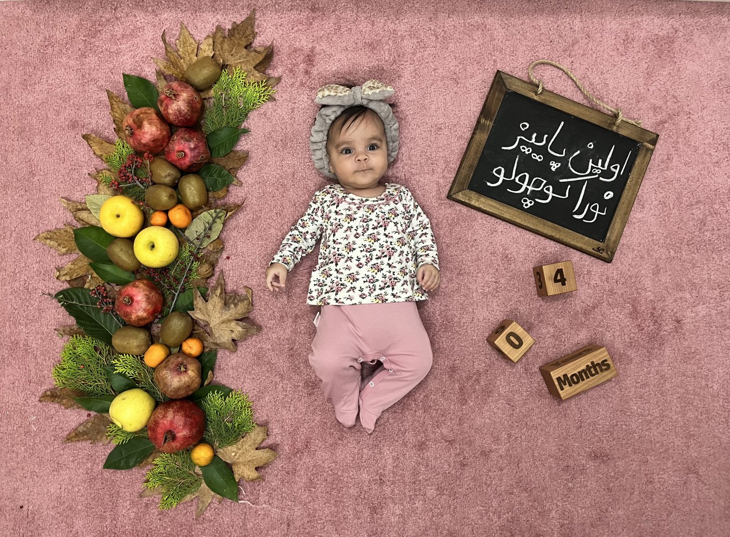 تم عکس پاییزی نوزاد نوراشاکری تبار