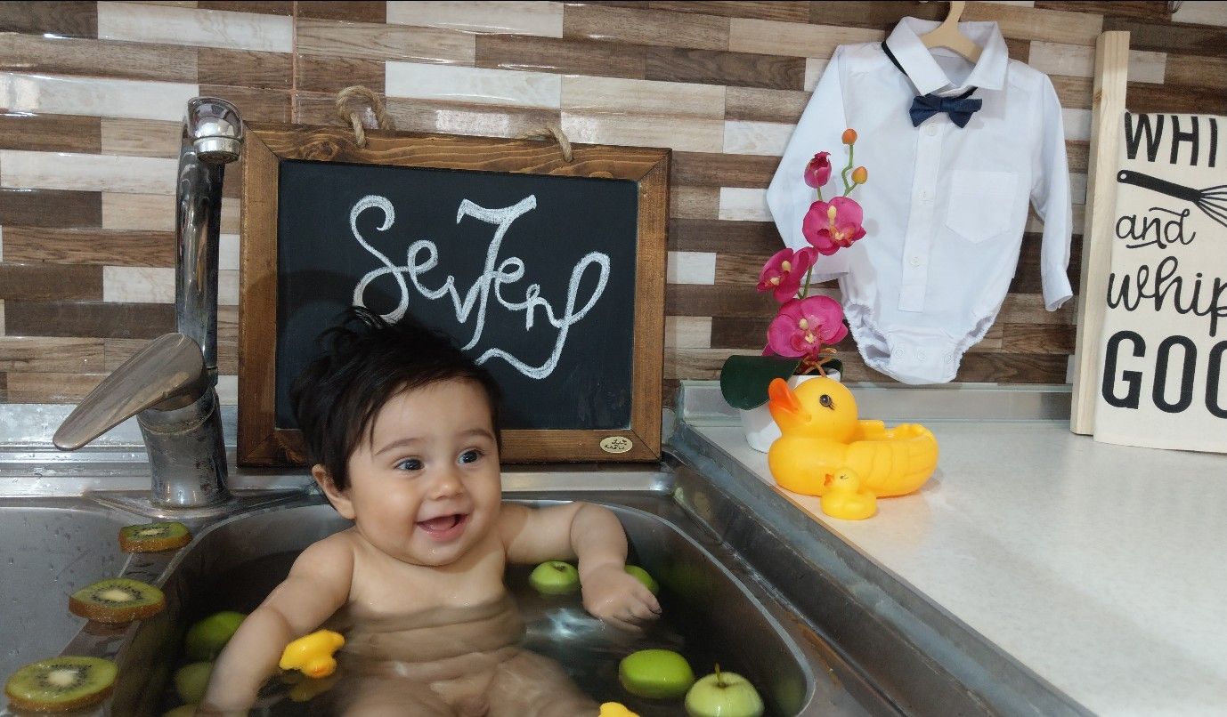 تم عکس تابستانی کودک امیرعلی