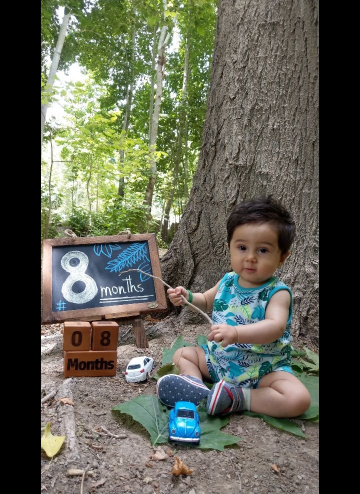 عکس نوزاد در سفر امیرعلی