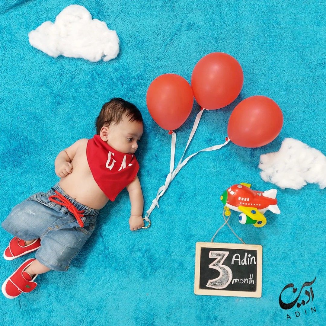 سه ماهگی نوزاد آدین صداقت