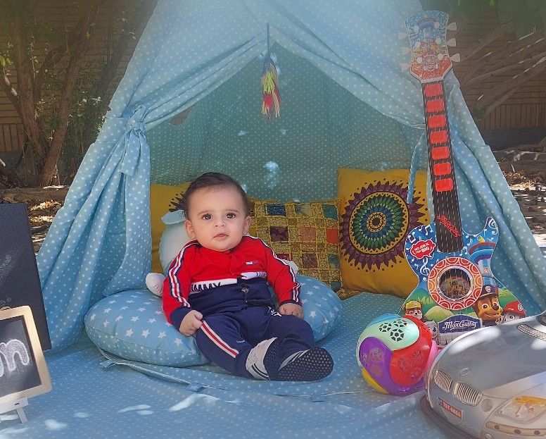 تم عکس تابستانی کودک آدین صداقت