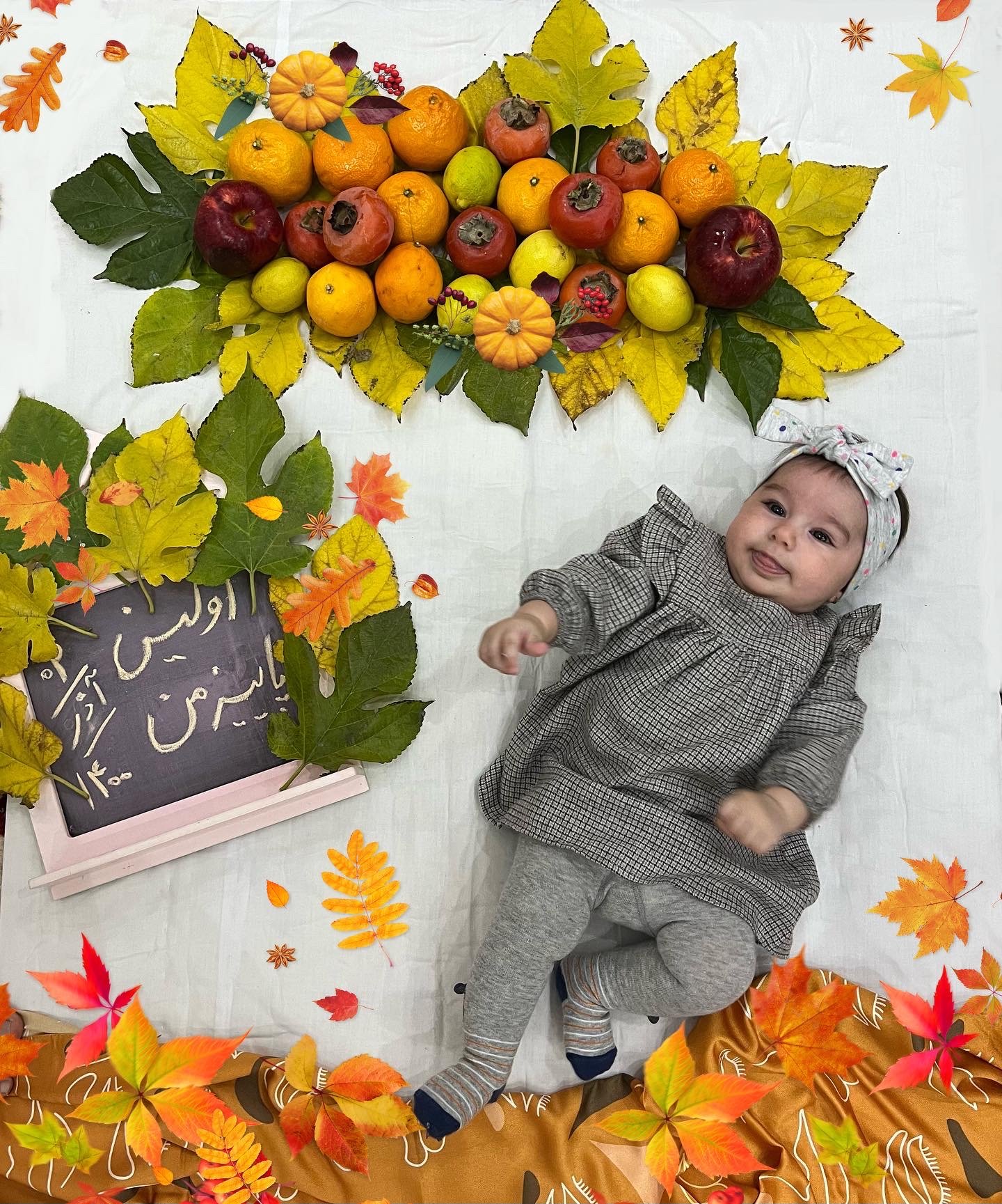 پنج ماهگی نوزاد نوژان شیری دولت آبادی