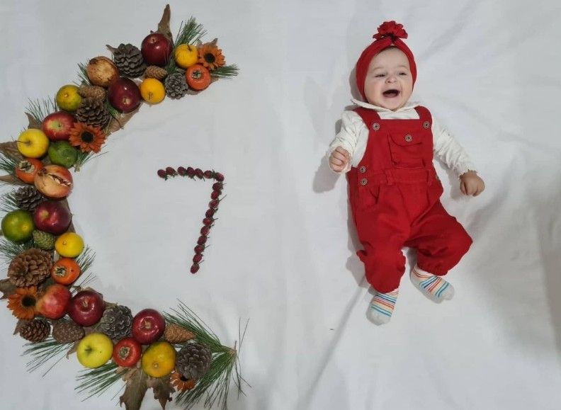 هفت ماهگی نوزاد سلین