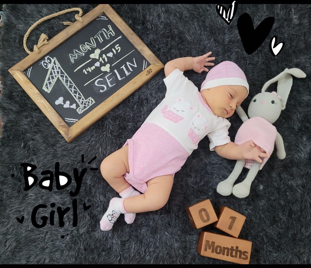 یک ماهگی نوزاد سلین شریفی سرشت