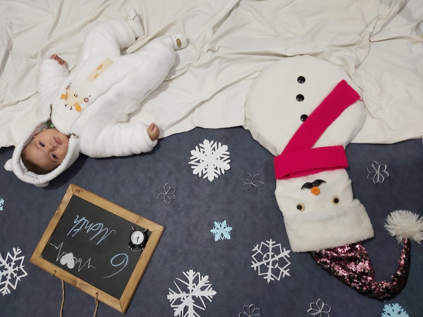 تم عکس زمستانی نوزاد محمدحسام شهیدی