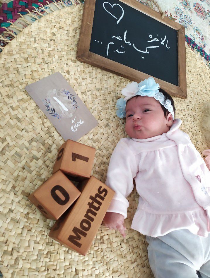 عکس نوزاد دختر شادی ارشادی