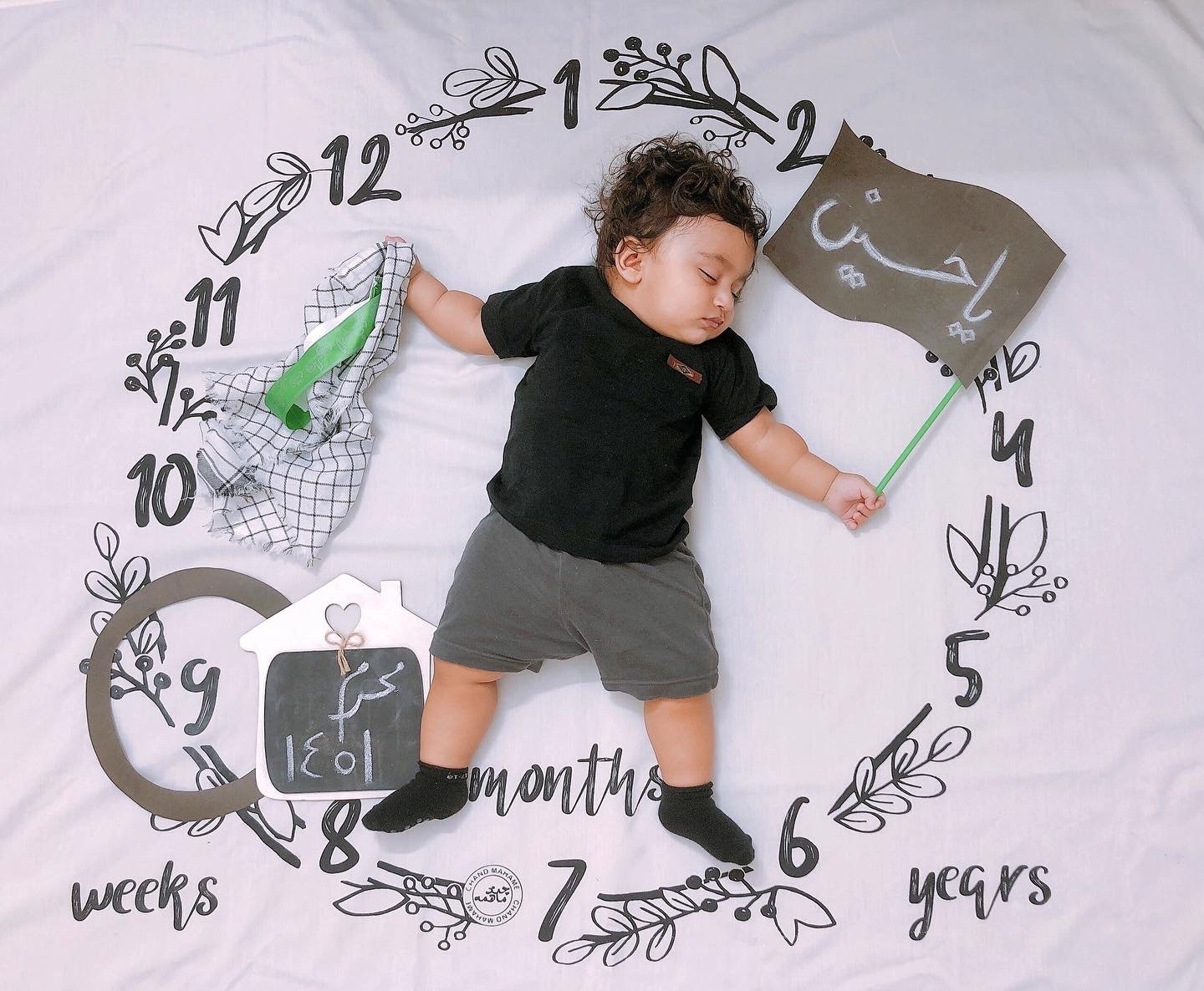 نه ماهگی نوزاد یاسین محمدپور آذری