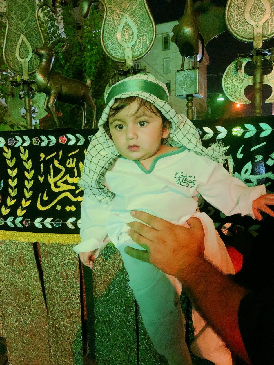 نه ماهگی نوزاد یاسین محمدپور آذری