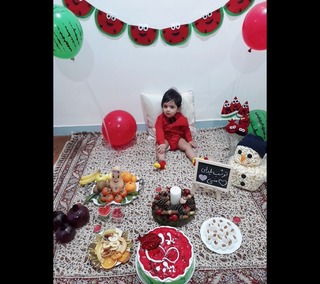 شب یلدا کودک ماهان دریس