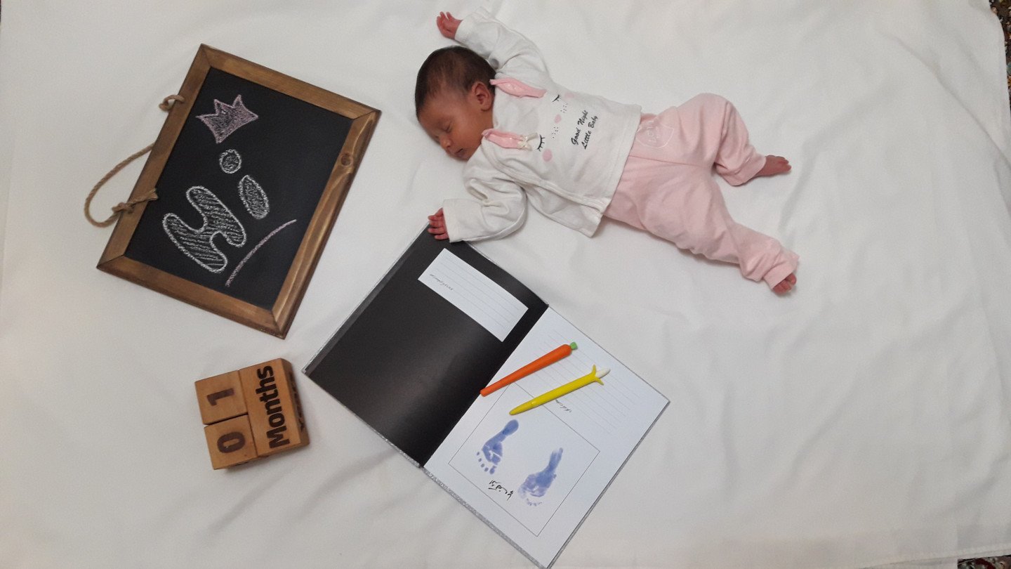 یک ماهگی نوزاد رویسا شاکر