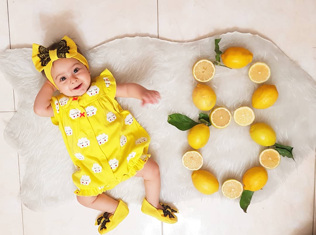 هشت ماهگی نوزاد مهرسا رضایی