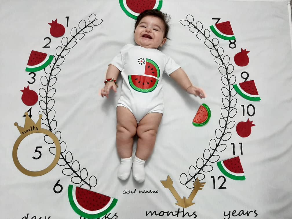 شروع غذای کمکی آرسام حسن زاده