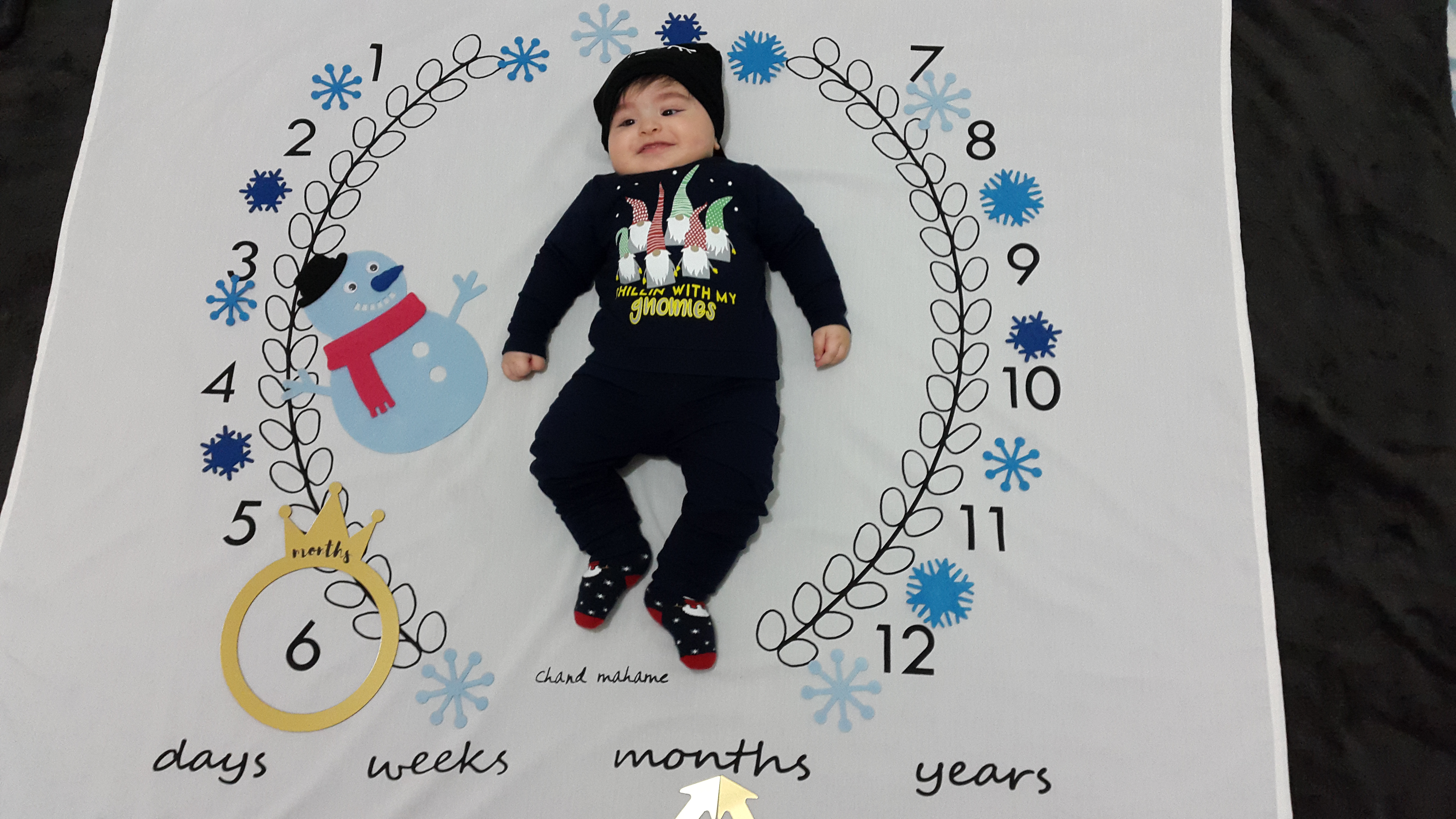 تم عکس زمستانی نوزاد آرسام حسن زاده