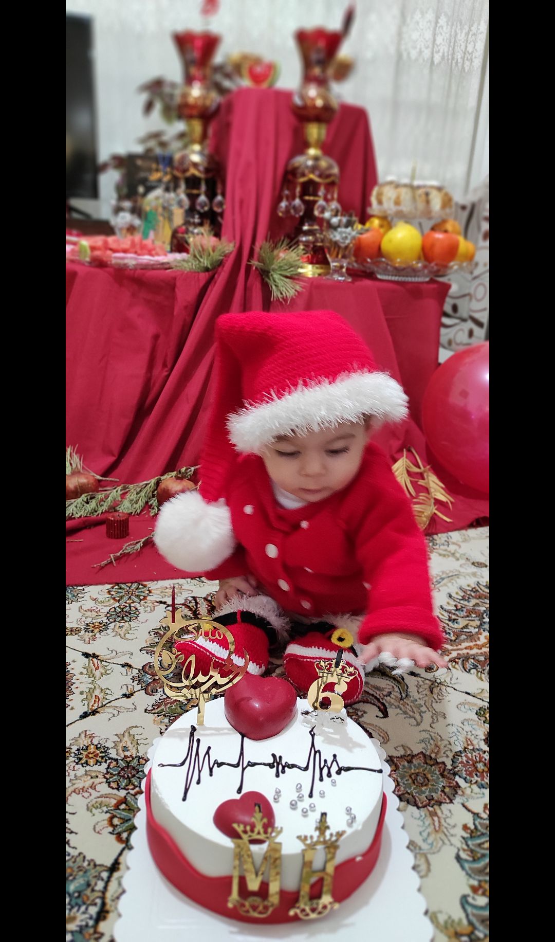 اولین نشستن نوزاد سیدمحمدحسین ناظمی