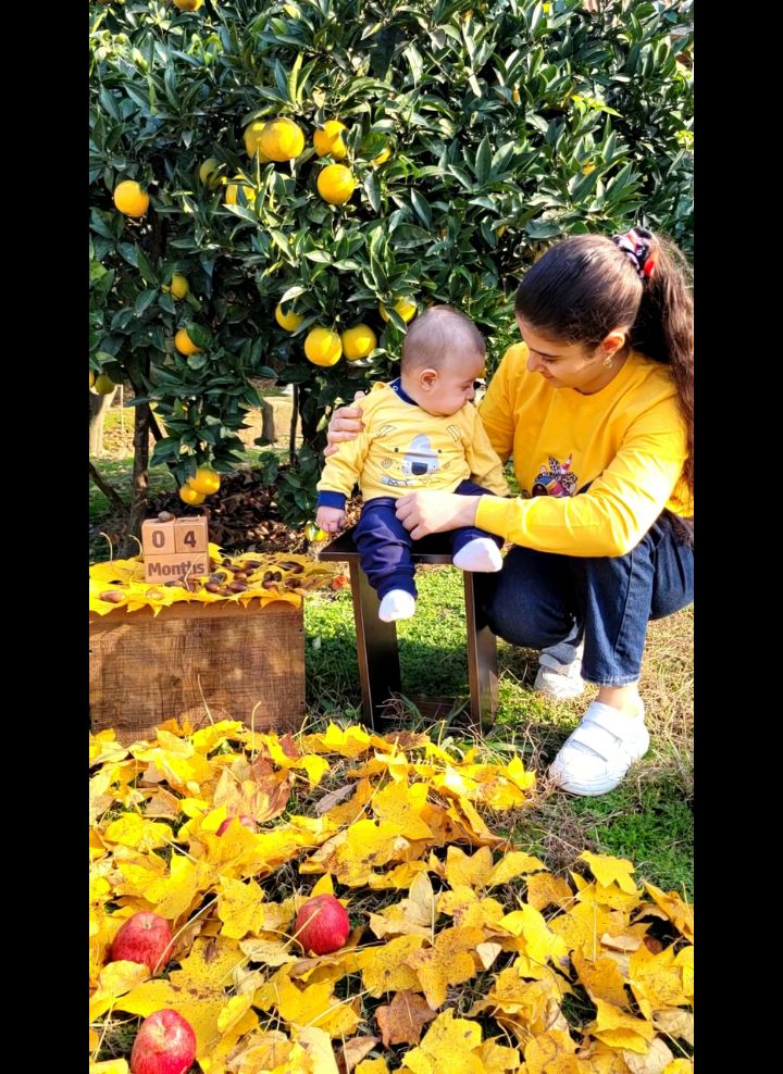 تم عکس پاییزی نوزاد محمدرسا