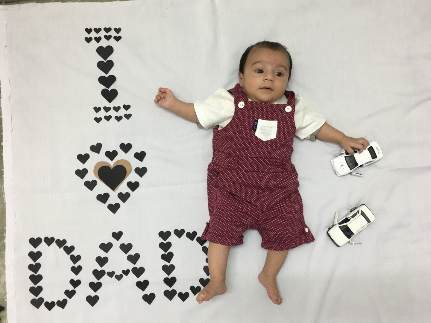 عکس نوزاد با پدر رایان تن زده