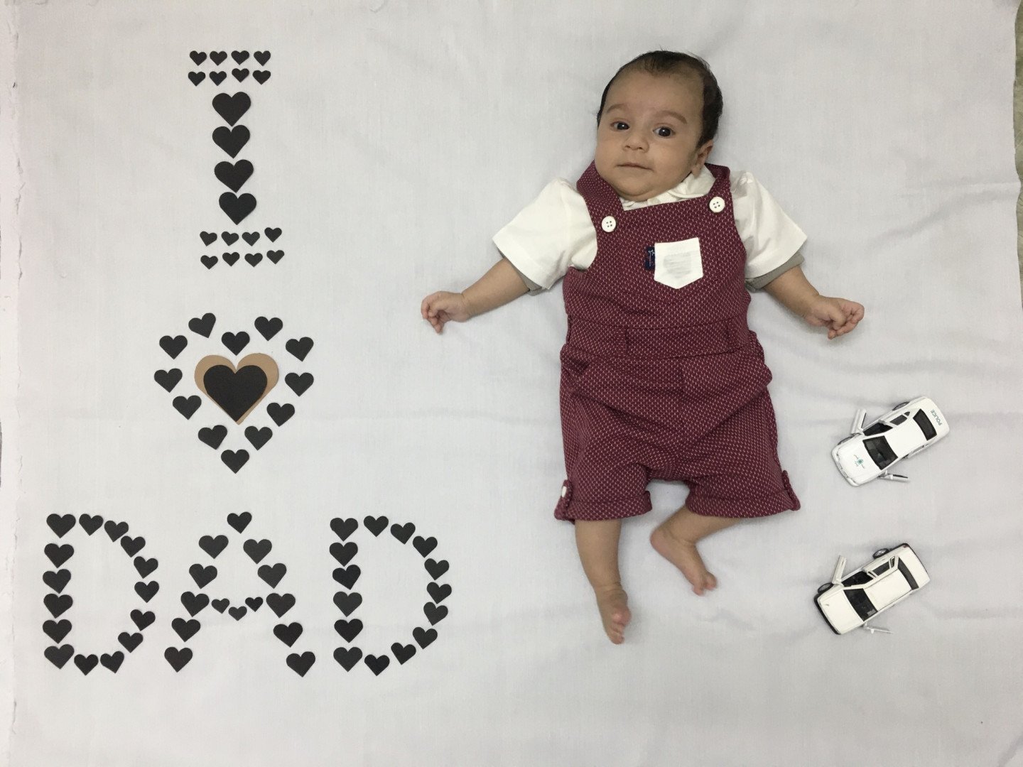 عکس نوزاد با پدر رایان تن زده