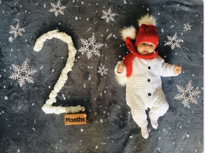 تم عکس زمستانی نوزاد Ariel pourshirband