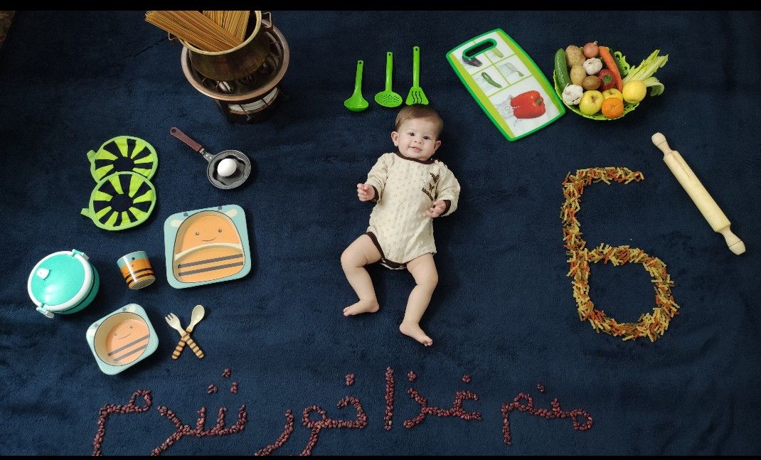 شروع غذای کمکی روشان