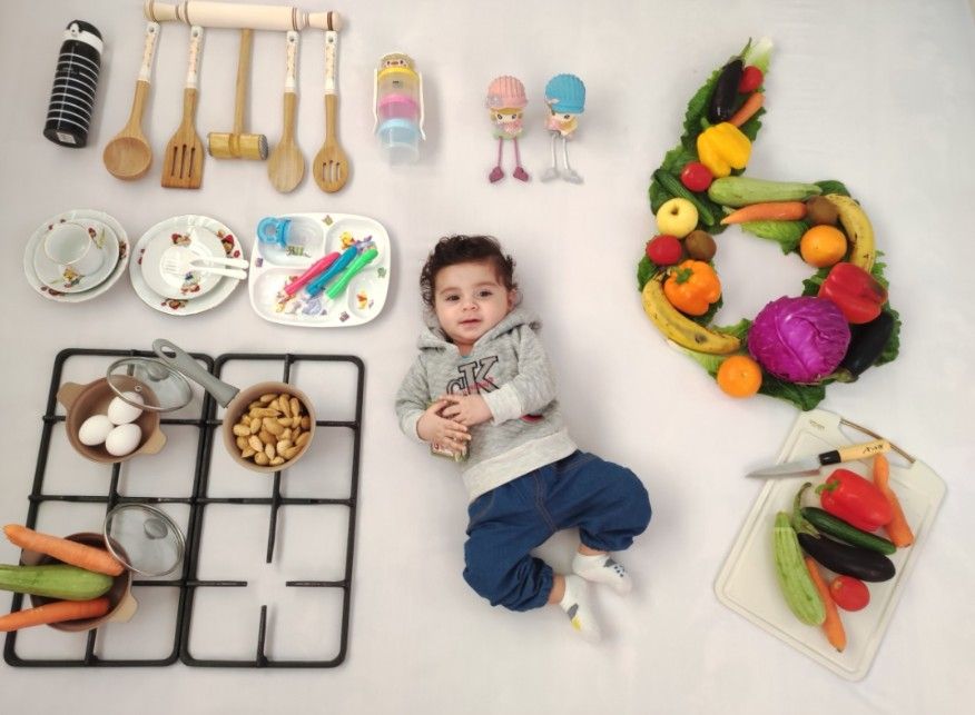 عکس نوزاد پسر پرهام جهانگرد