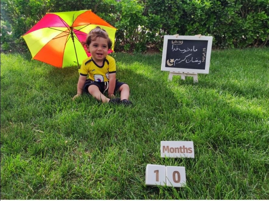 عکس نوزاد پسر پرهام جهانگرد