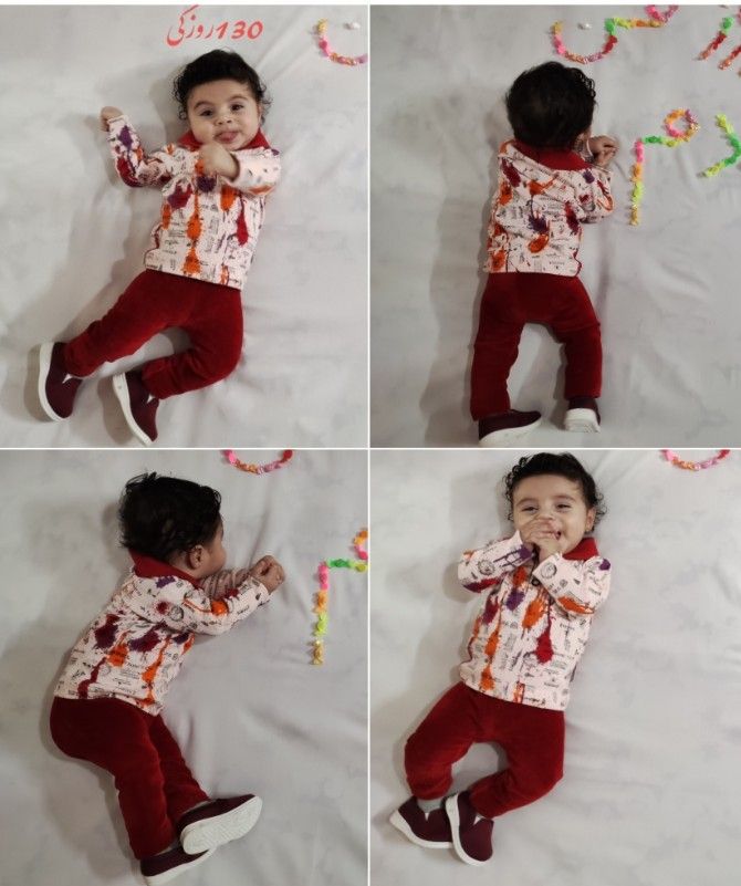 پنج ماهگی نوزاد پرهام جهانگرد