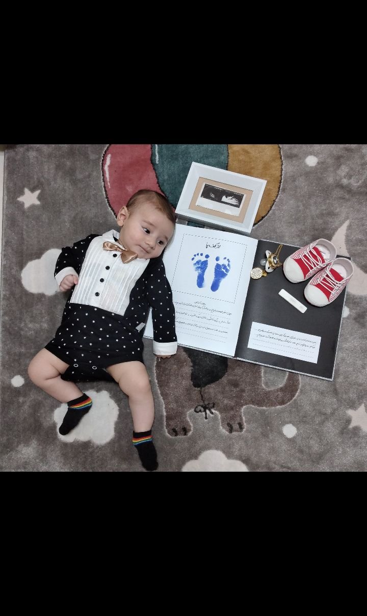 چهار ماهگی نوزاد ویهان