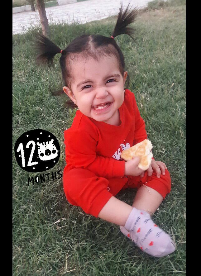 دوازده ماهگی نوزاد حلما