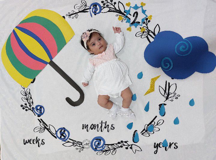 پارچه ماهگرد طرح حلقه تمشک گندم