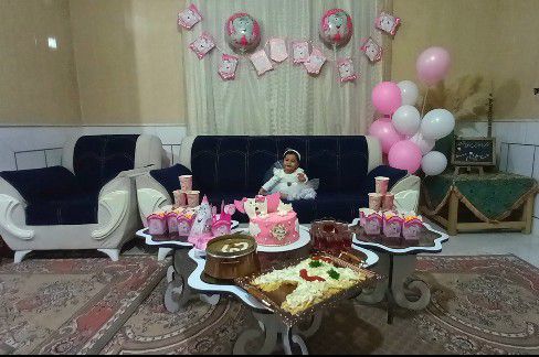 اولین نشستن نوزاد آوا مانیان