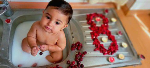 هشت-ماهگی-گیلاس آوا مانیان