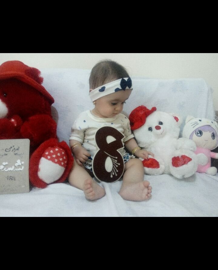 هشت ماهگی نوزاد محیا