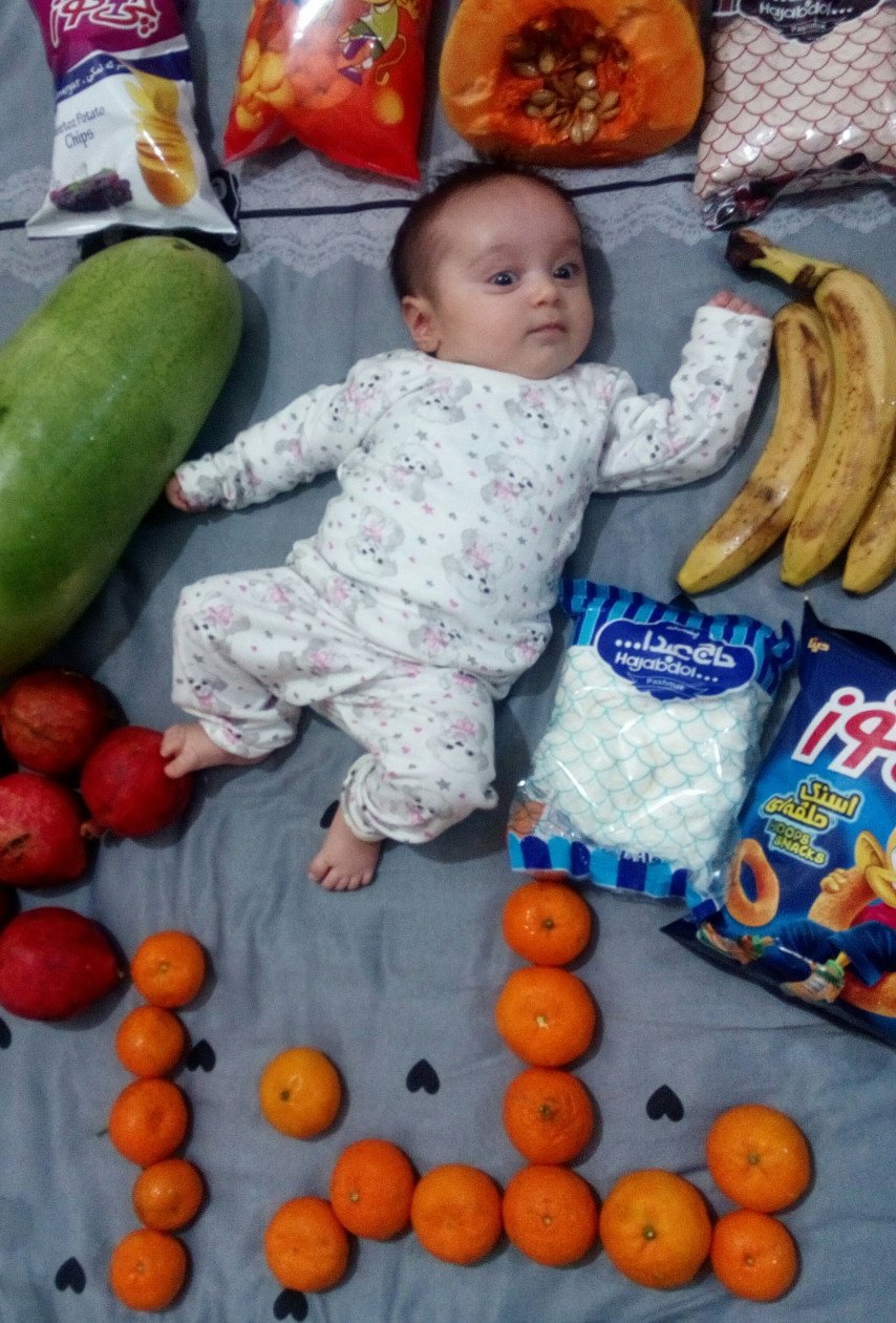 اولین خنده نوزاد محیا