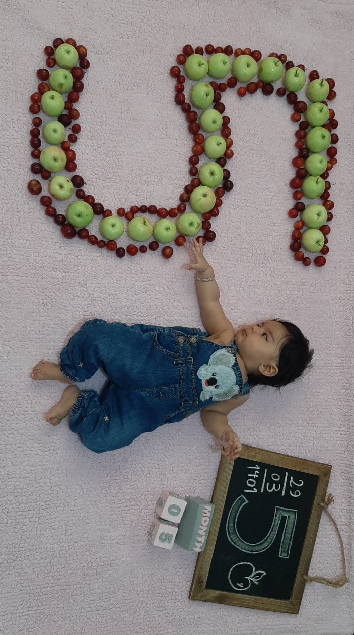 پنج ماهگی نوزاد حلما زینعلی