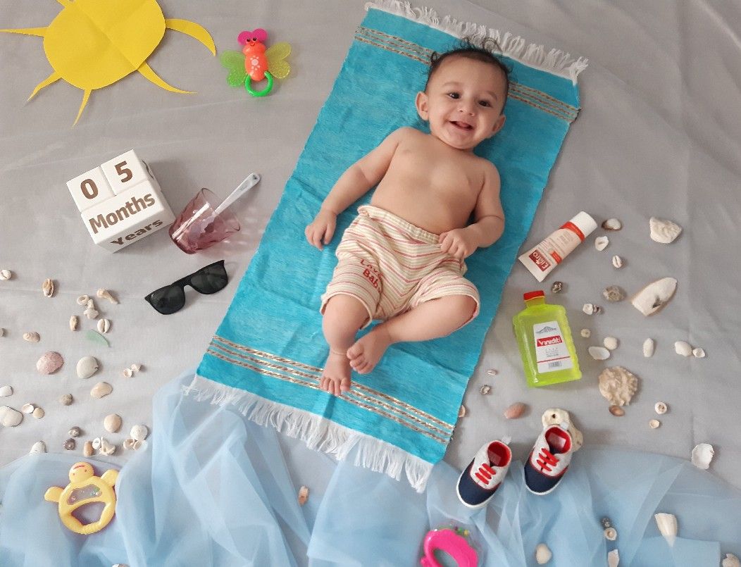 تم عکس تابستانی کودک امیررضا عرب