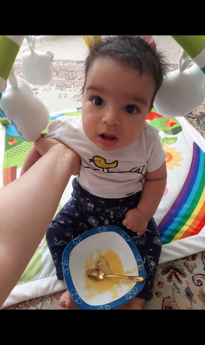 شروع غذای کمکی آردا محمدخانلو