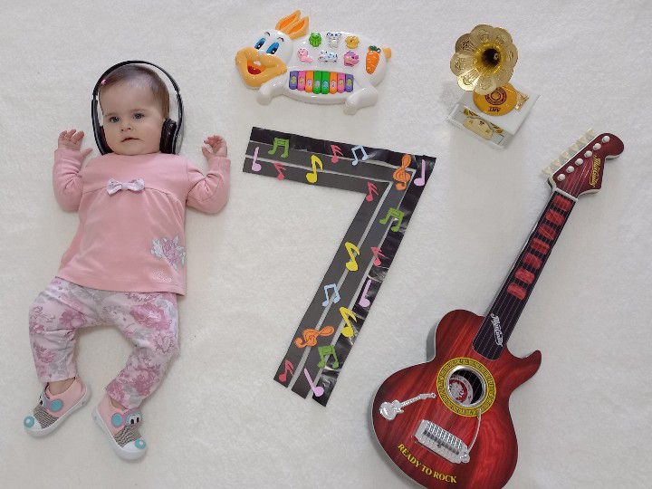 هفت ماهگی نوزاد دل آرا دلیریان