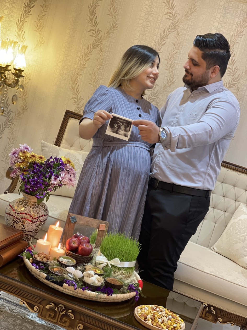 بارداری سیده پناه اعتدالی رضاپوریان