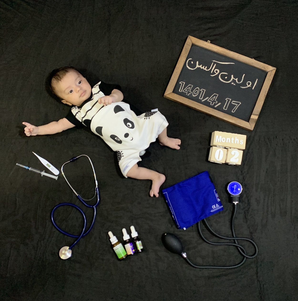 اولین خنده نوزاد کارن حلفیان