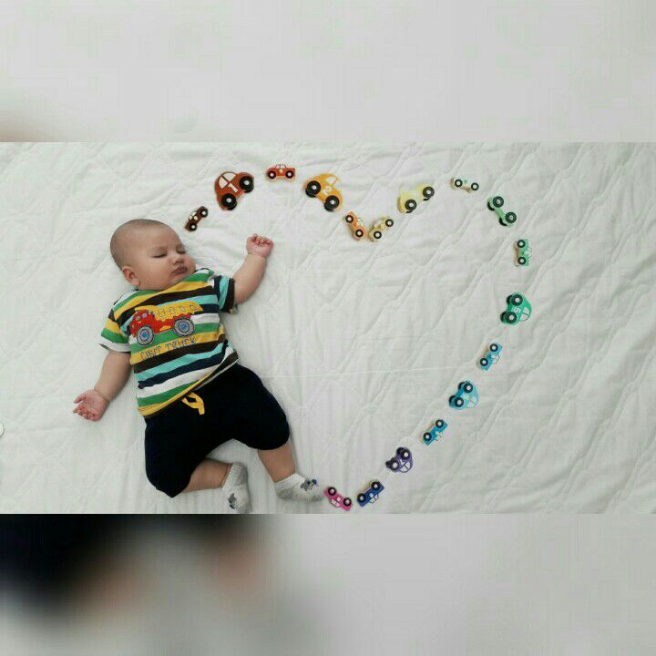 تم عکس تابستانی کودک محمد امین