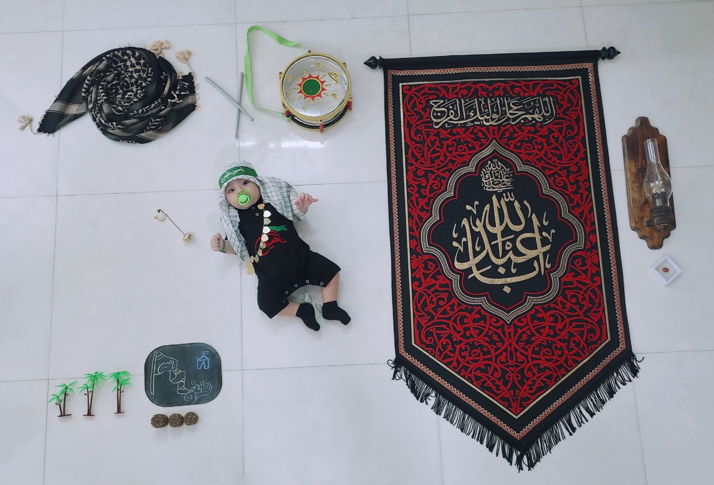 عکس محرم کودک علی اصغر خالقی