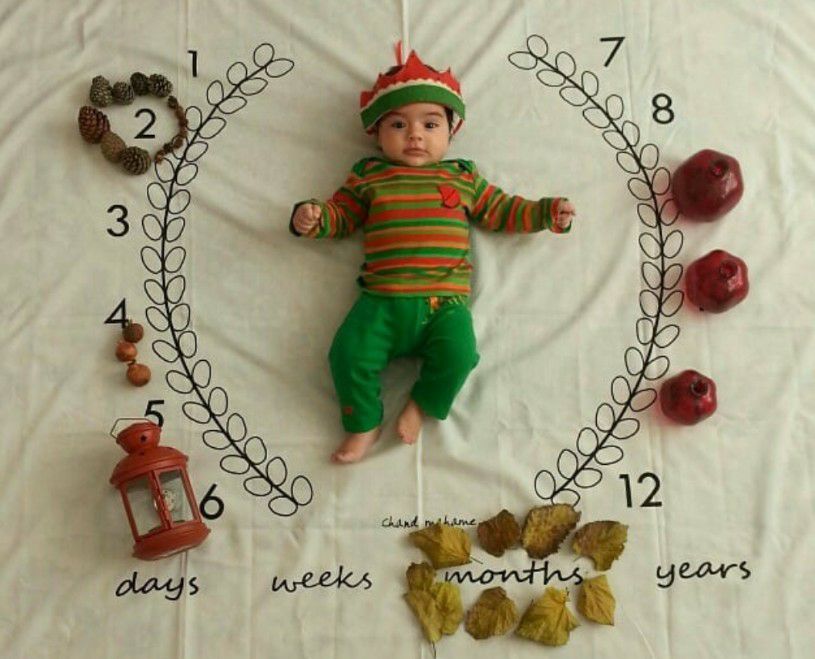 دو ماهگی نوزاد سبحان کریمی