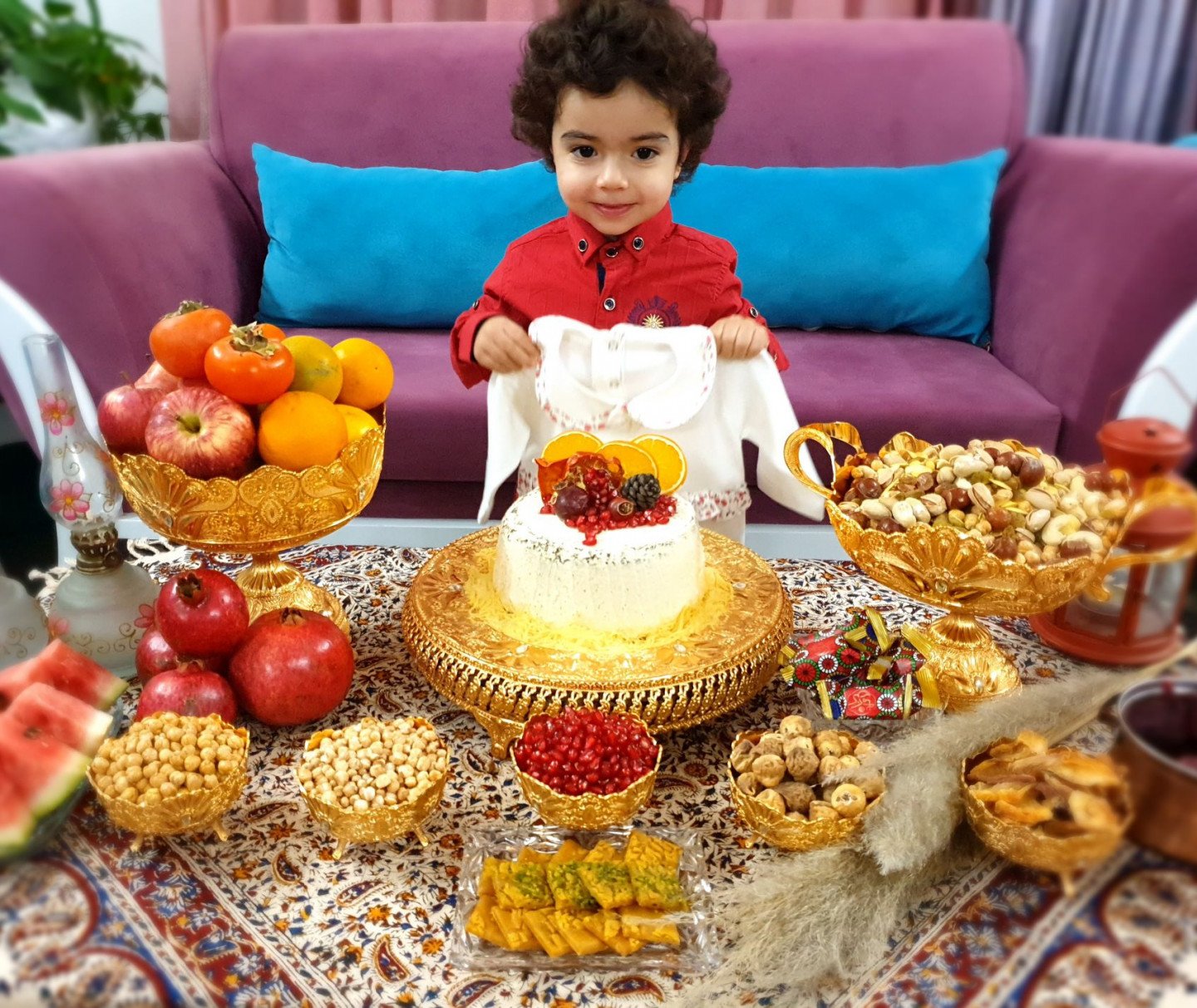 شب یلدا کودک سبحان کریمی