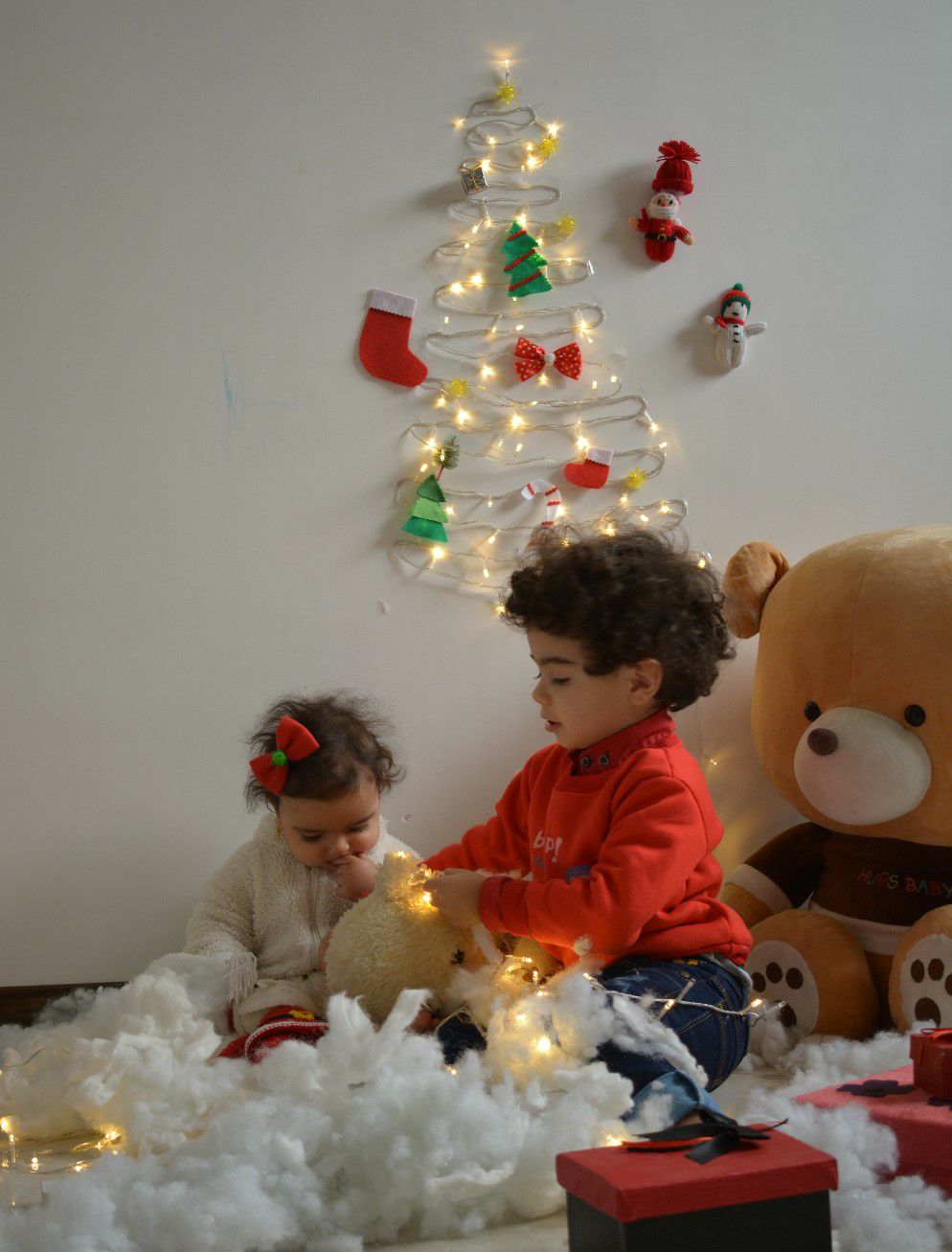 تم عکس زمستانی نوزاد سبحان کریمی